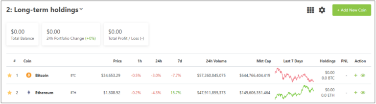 CoinGecko Portfolio Update - Multi Portfolio Now Available! - CoinGecko ...